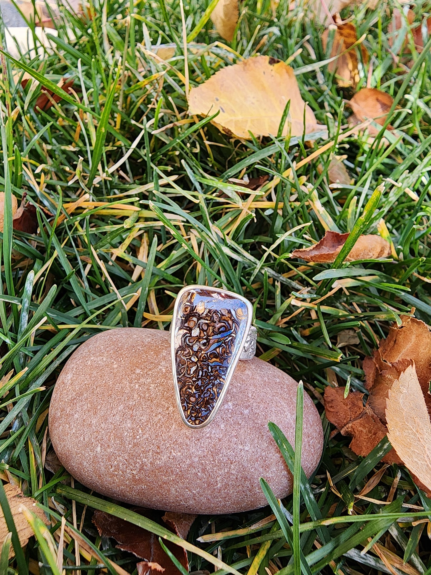 Boulder Opal |size 8.5 |