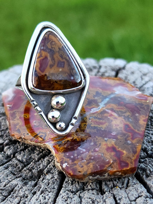 Moroccan Agate ring