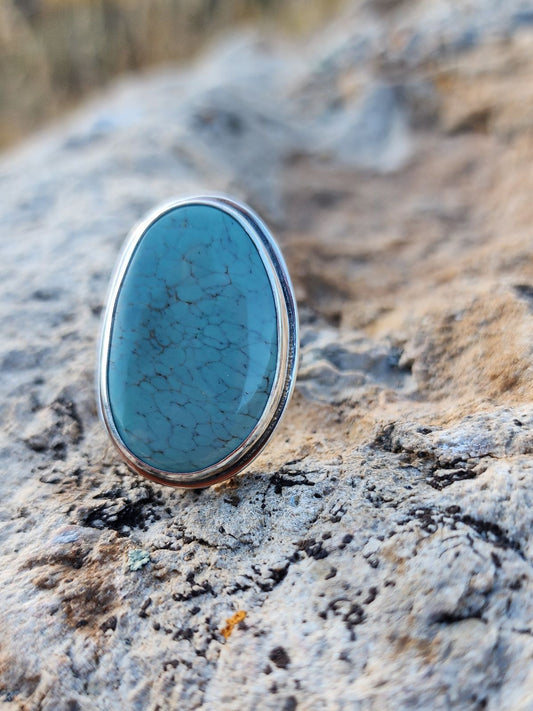 Broken arrow turquoise, size 7