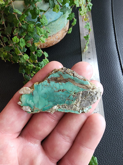 Broken arrow turquoise rough slab