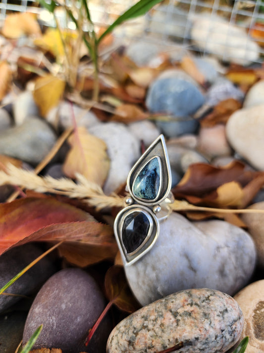 Hypersthene w/ C&T Variscite |size 7.25|