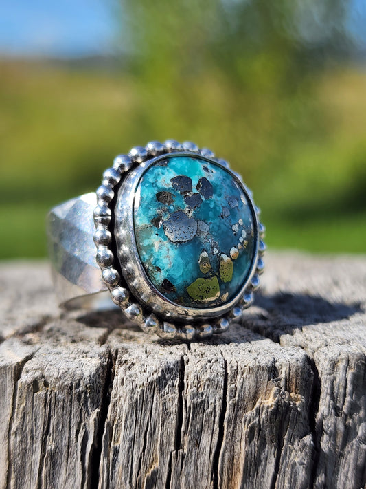 Nacozari turquoise ring