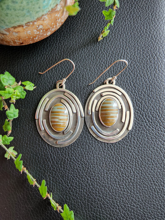 Owyhee jasper earrings