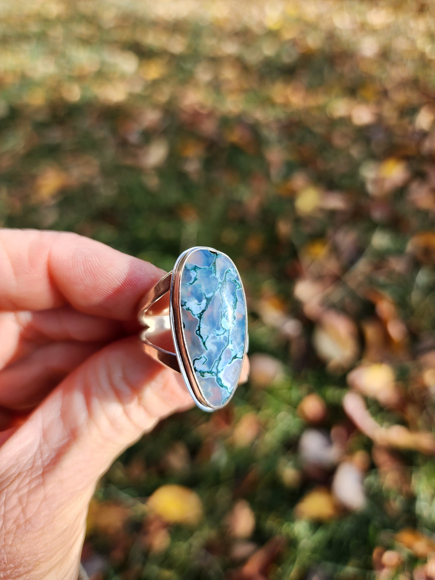 Idaho Moss Agate |size 8.5|