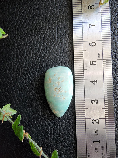 Broken arrow turquoise cabochon