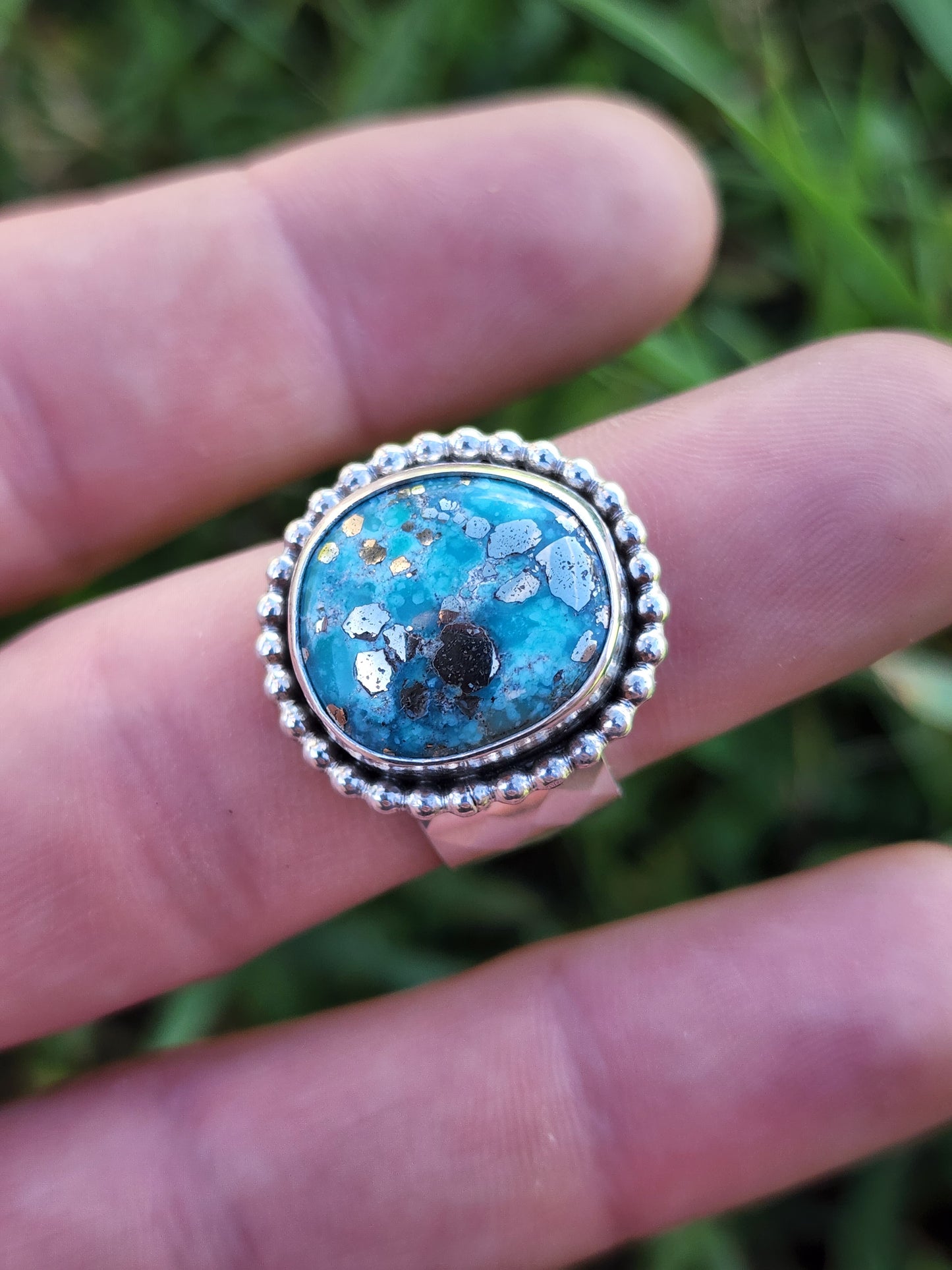 Nacozari turquoise ring