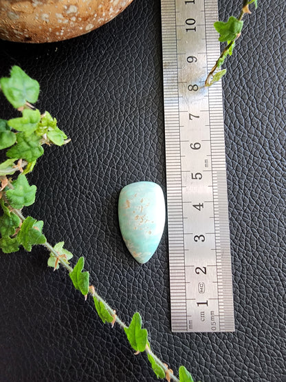 Broken arrow turquoise cabochon