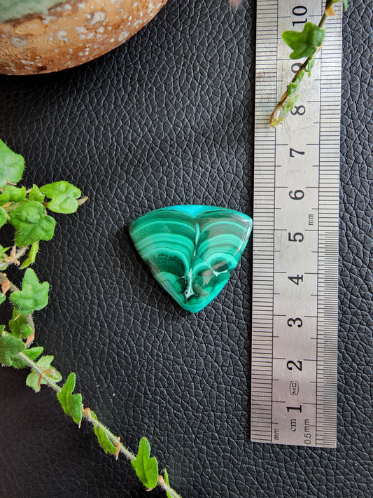 Chatoyant malachite