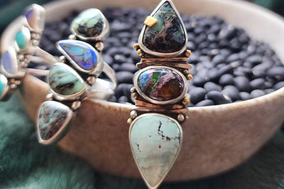 C&T + Fire Opal |size 7|